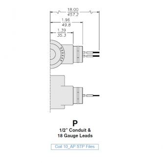 Coil 24VAC 20W h = 51.3mm